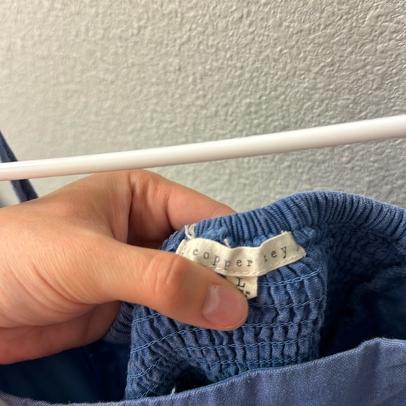 Blue Button Dress - Picture 5 of 6